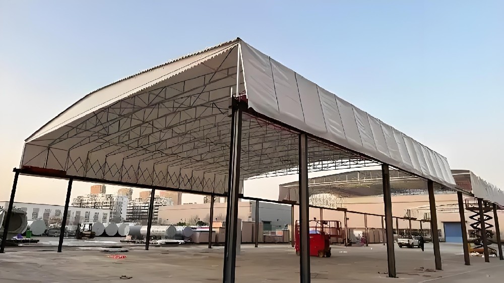 雙邊立柱電動雨棚