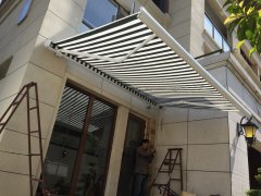 遮陽（yáng）棚伸（shēn）縮式雨棚什麽顏色好